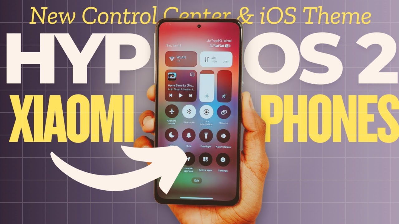 Install HyperOS 2.0 Control Center With iOS Theme (For HyperOS 1 & 2) 🚀  Any Xiaomi Phone ✅