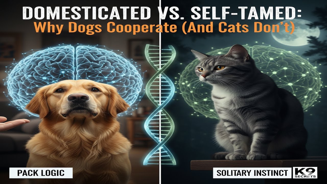 Domesticated vs. Self-Tamed: Why Dogs Cooperate (And Cats Don't)