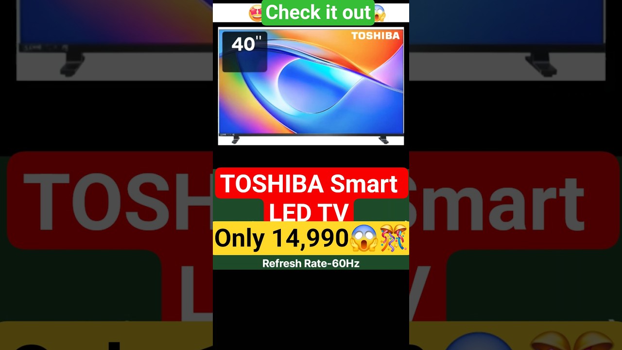 TOSHIBA 40 inch 100cm Smart LED TV-2025 