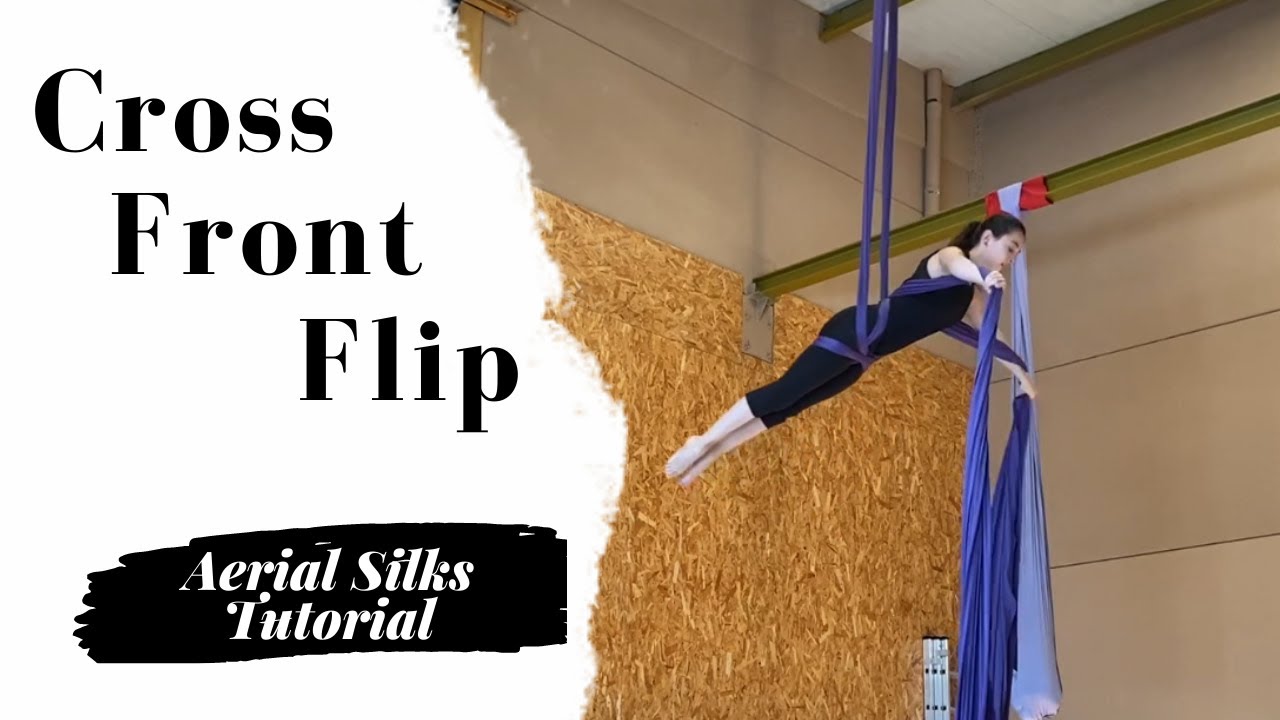 Aerial Silks Cross Front Flip Tutorial | Telas Aéreas Tutorial Caída