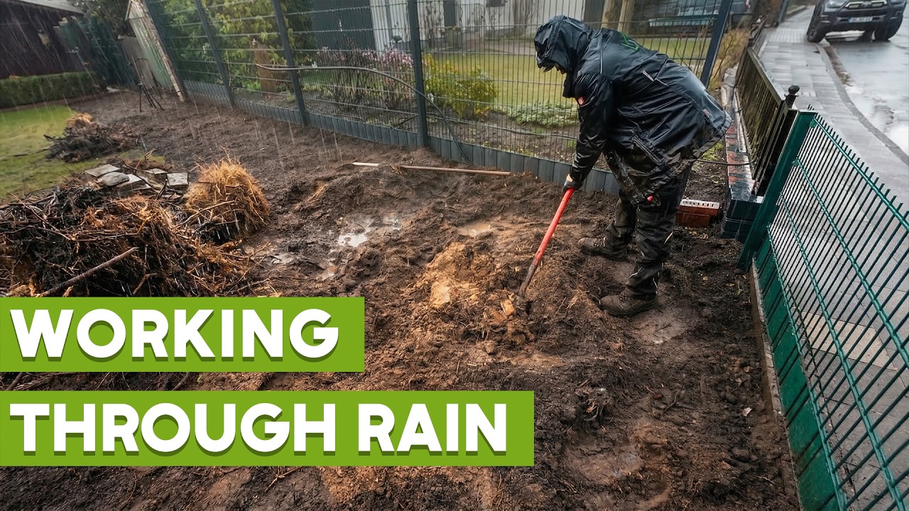 WE TRANSFORMED THIS OVERGROWN GARDEN GROUND BY HAND