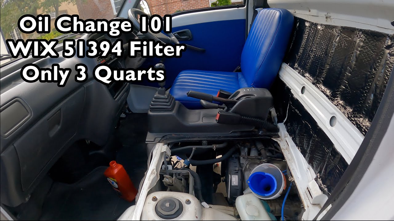 Suzuki Carry Kei Truck Oil Change