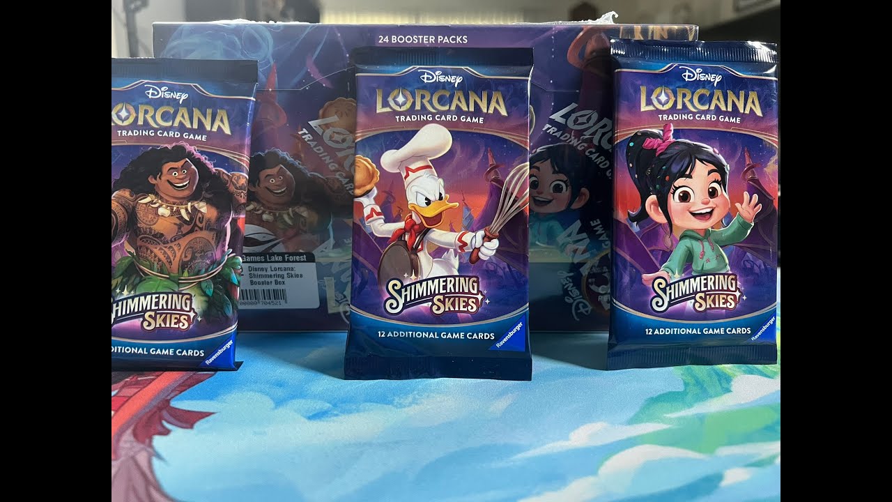 Lorcana Shimmering Skies Box Opening, Pulling the Best Enchanted!!!