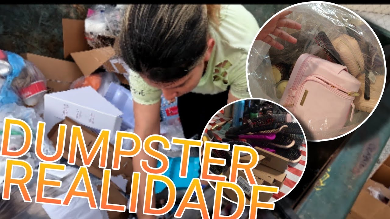 REALIDADE DESSE DUMPSTER ☹️ COM ACHADOS PORÉM 🇺🇲