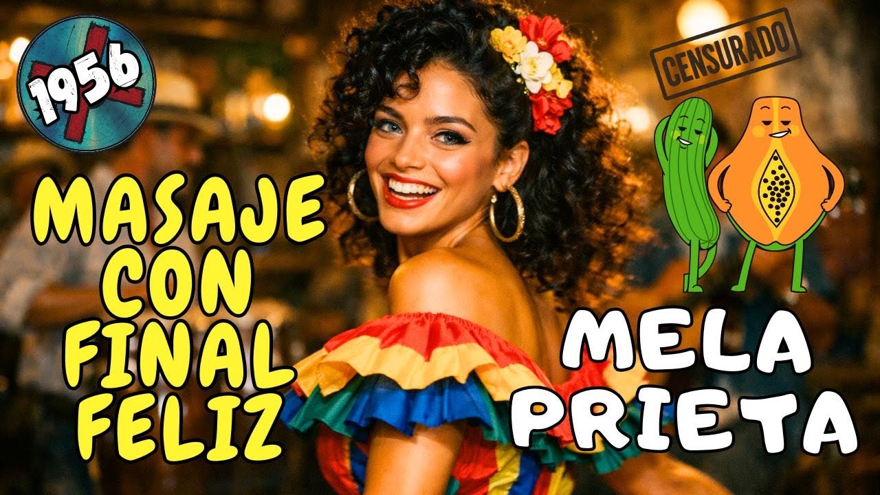 Masaje con final feliz (1956) - Mela Prieta | GUARACHA PROHIBIDA 🔥 | Discos Censurados
