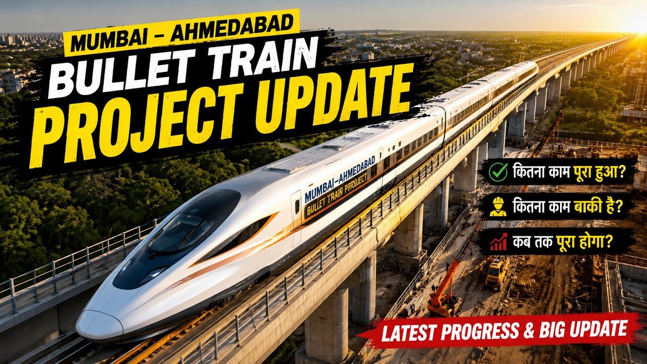 Bullet Train Update 2026: कितना काम पूरा हुआ? 🚅 | Track, Station और Bridge Ground Report 😍😍