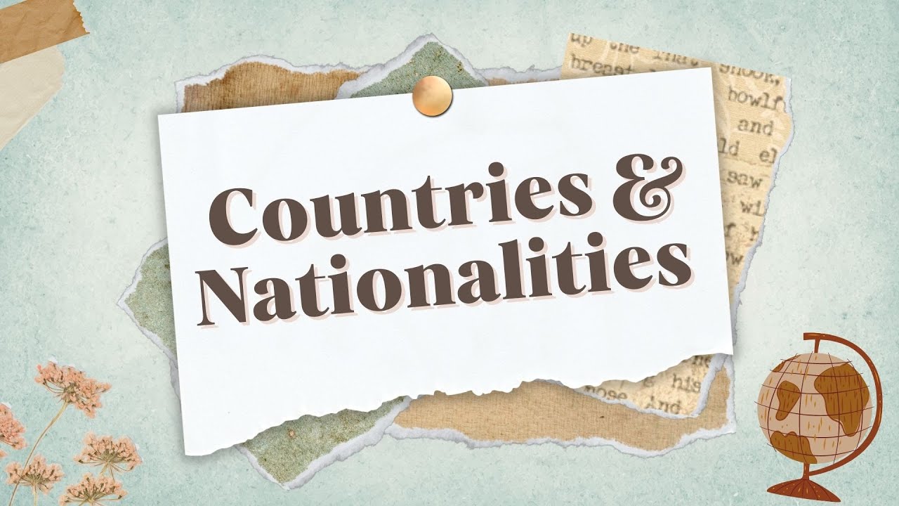 Countries & Nationalities with languages, capitals, flags | German, France, Italy, Western Europe 📍