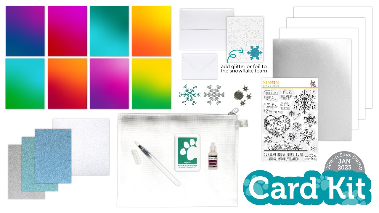 MUST SEE!! Card Kit Reveal and Inspiration: Snow Love