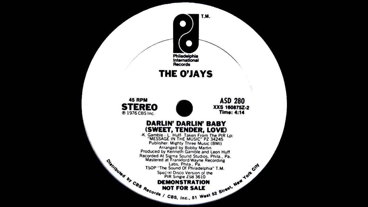 O'Jays - Darlin' Darlin' Baby (Dj ''S'' Rework)