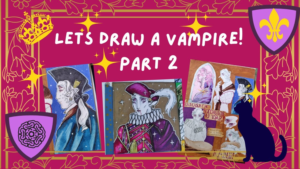 ✨Lets Draw a Vampire!✨ Part 2 🧛
