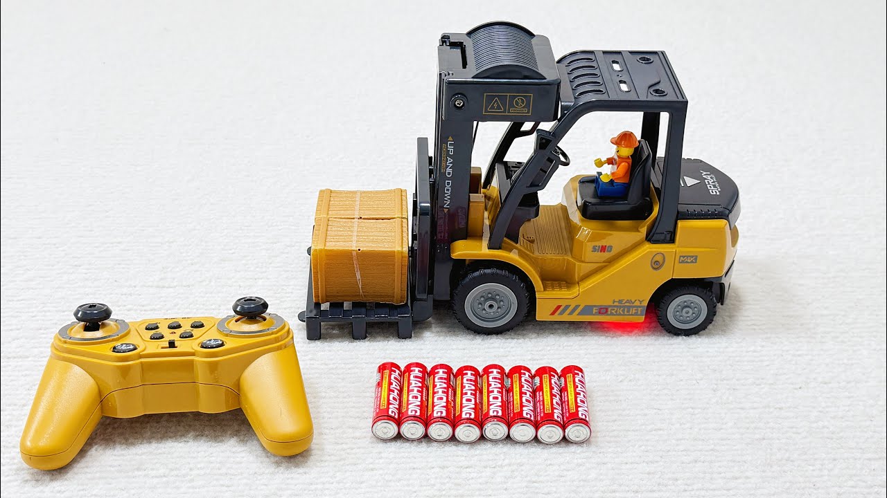 Unboxing buse mini remote control vehicles, off-road vehicles, forklifts