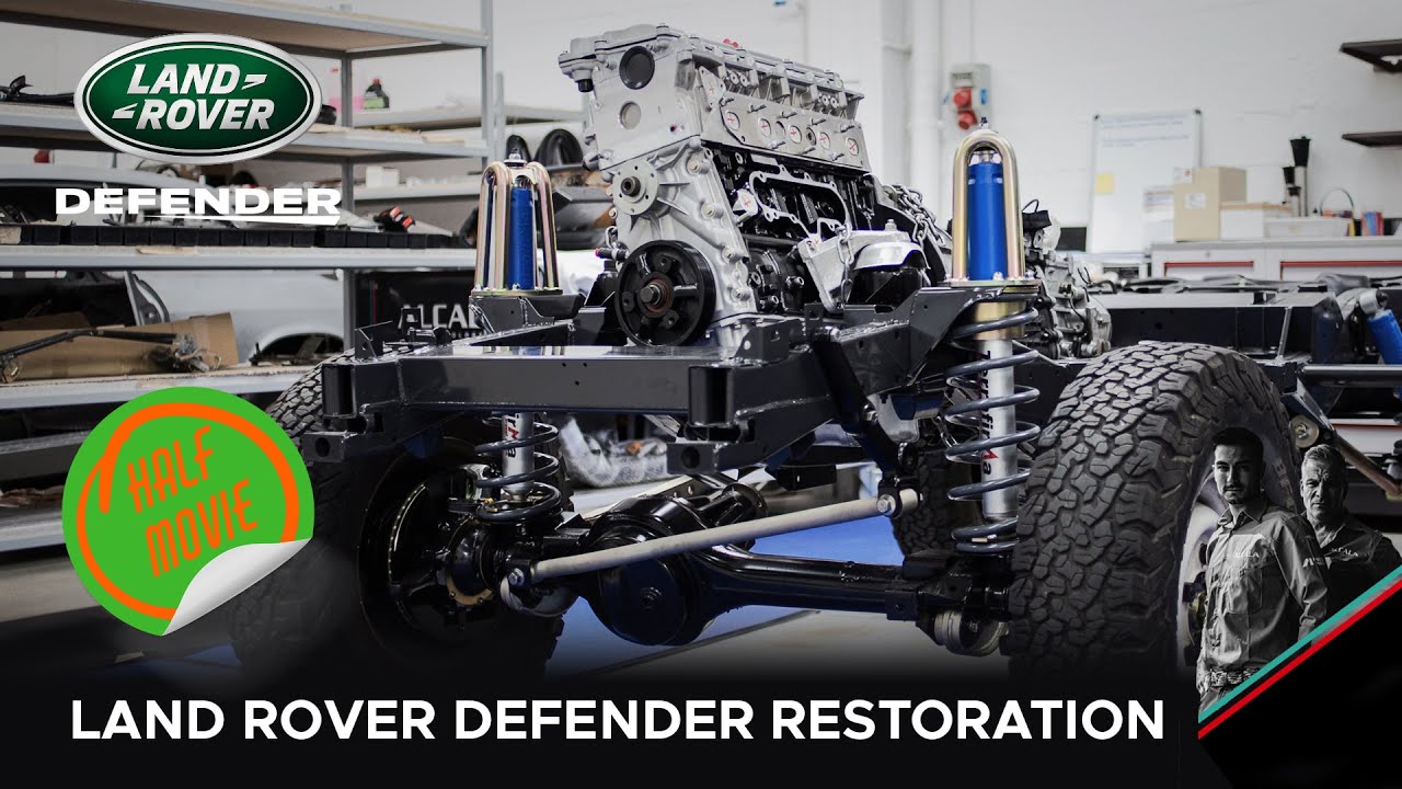 Defender Restoration: Extreme Land Rover Defender 90 Transformation. Half Movie