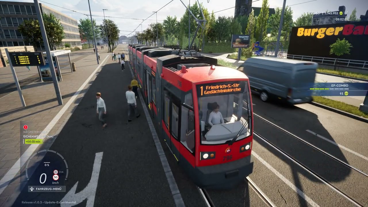 city transport simulator tram Beta 1 0 5 Weidensee to Friedrich