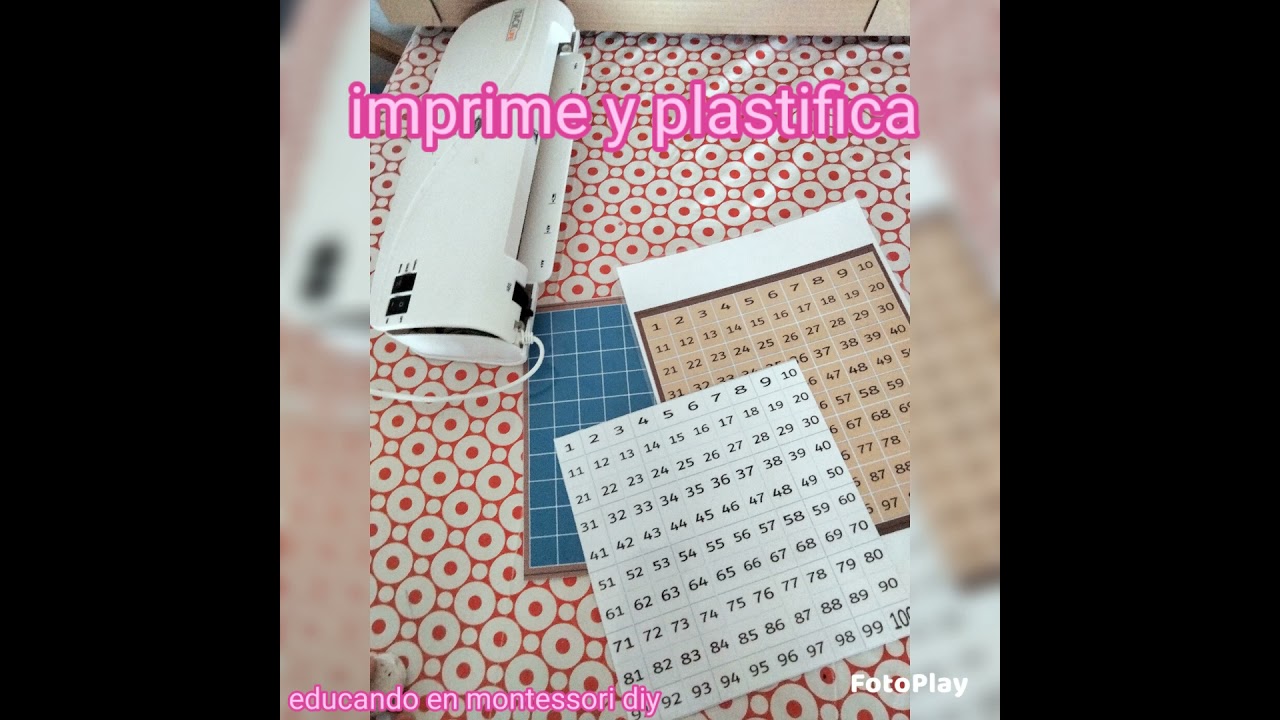 🌈tabla del 100 diy