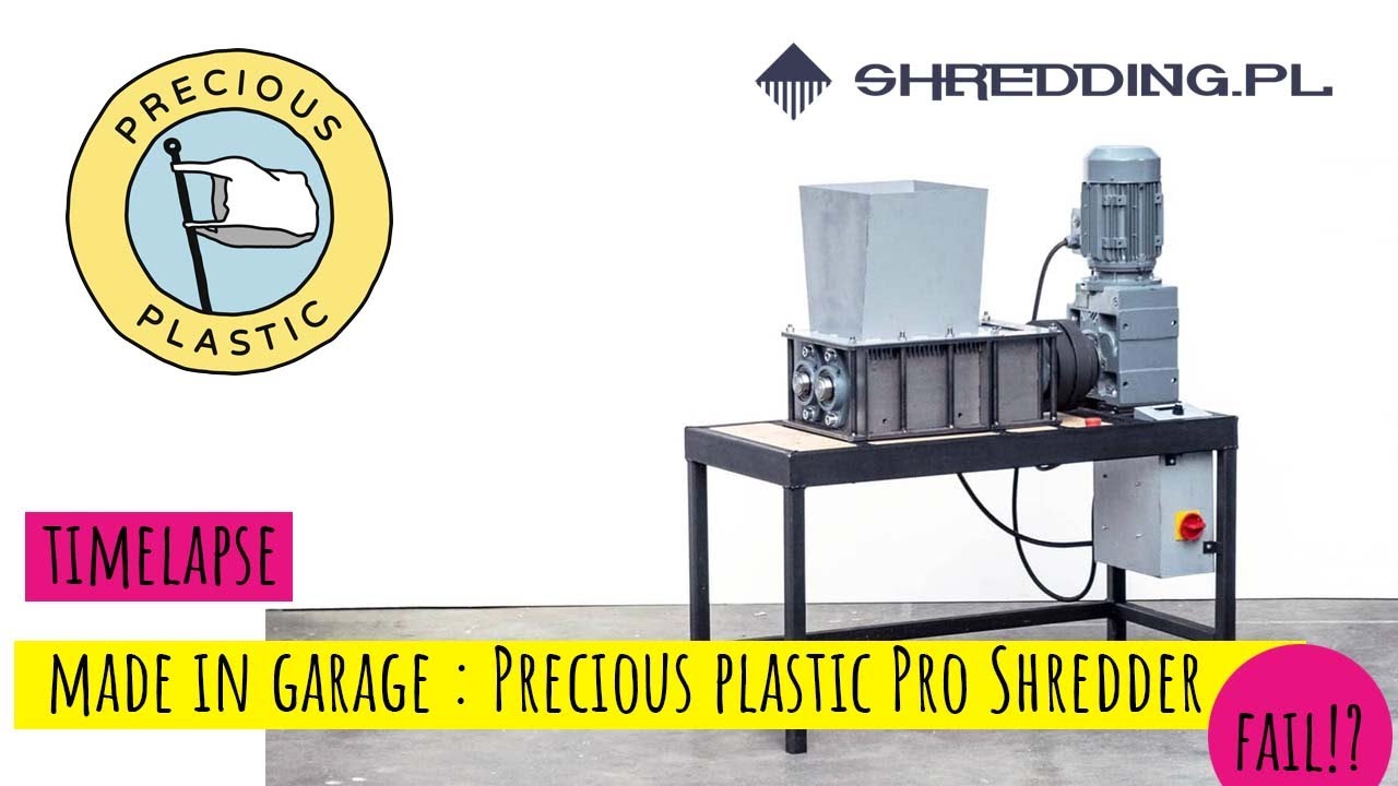 Building Precious Plastic Pro Shredder - how to timelapse