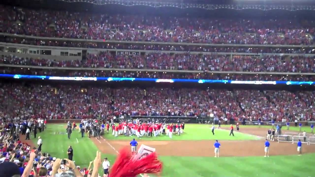 The Final Out - Texas Rangers Win the ALCS!!