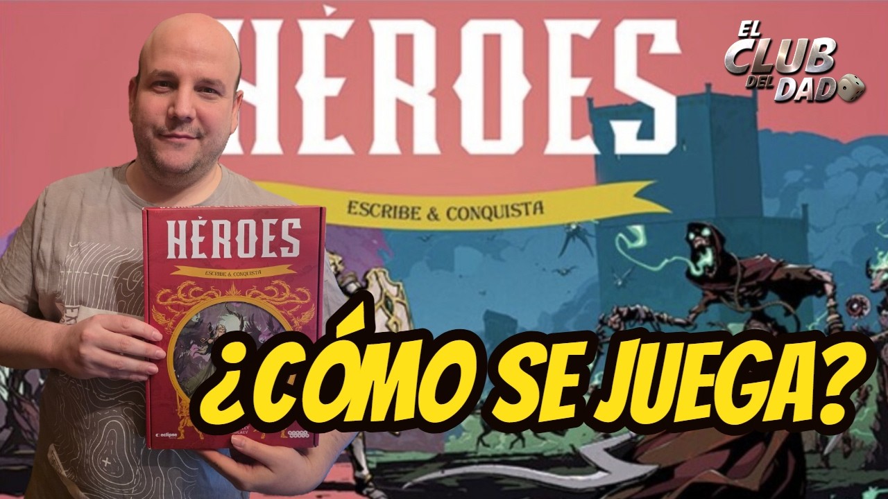 Heroes: Escribe y Conquista - Reseña / Tutorial - Juego de mesa