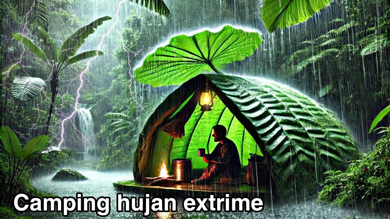 Hujan Tak Berhenti! Solo Camping Paling Ekstrem Yang Pernah Kualami