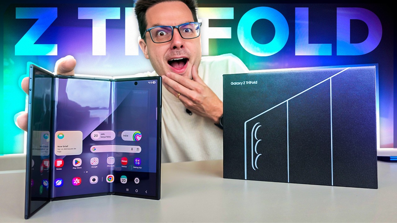 FIM dos TABLETS?! O FUTURO chegou com o Galaxy Z TRIFOLD!!