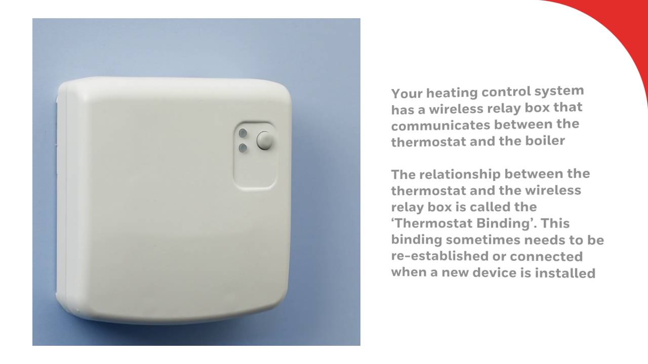 Clearing a binding from the Honeywell wireless relay box