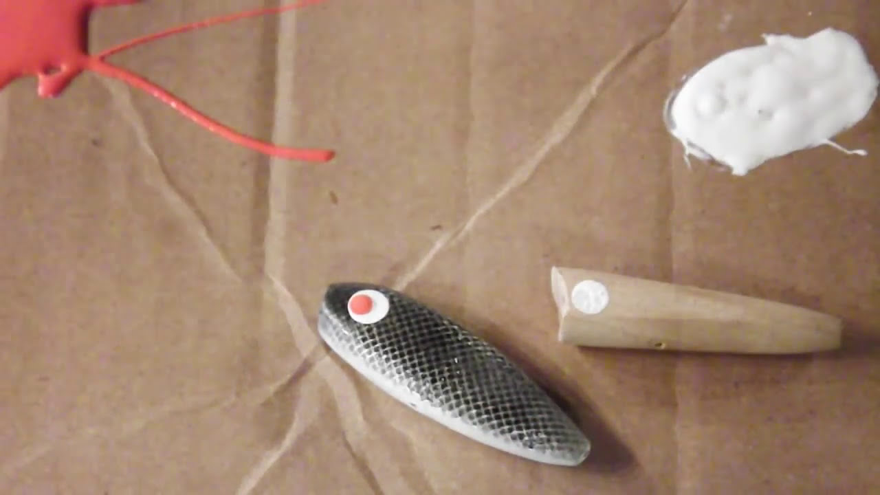 DIY HOMEMADE FISHING LURES. HOW TO PAINT PERFECT EYES. EASY TRICK. @SuperUncOG