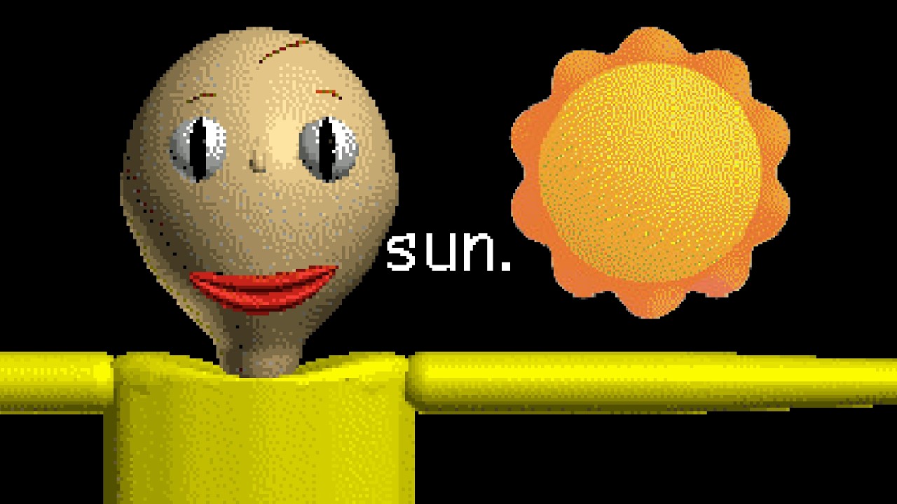 Солнце. ☀️ | Модификация Baldi's Basics