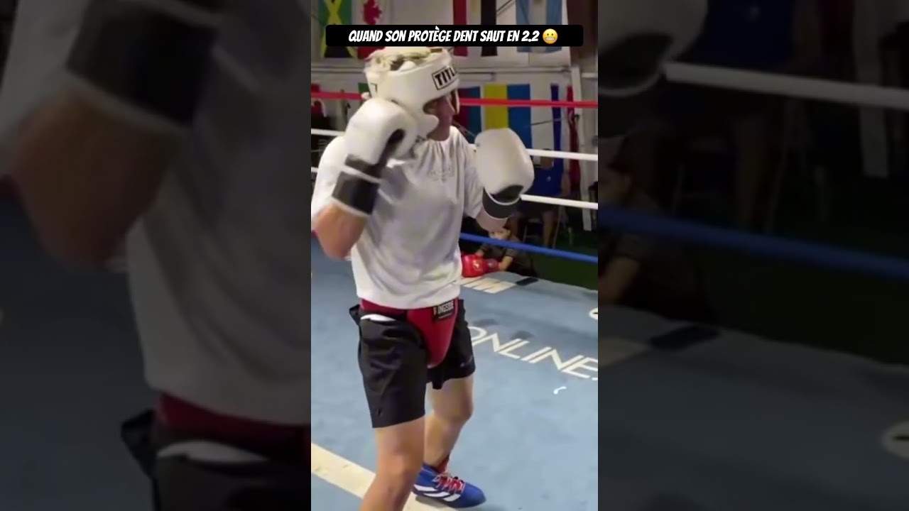 Prot&egrave;ge dent qui saute 🫠 #boxing #sparring