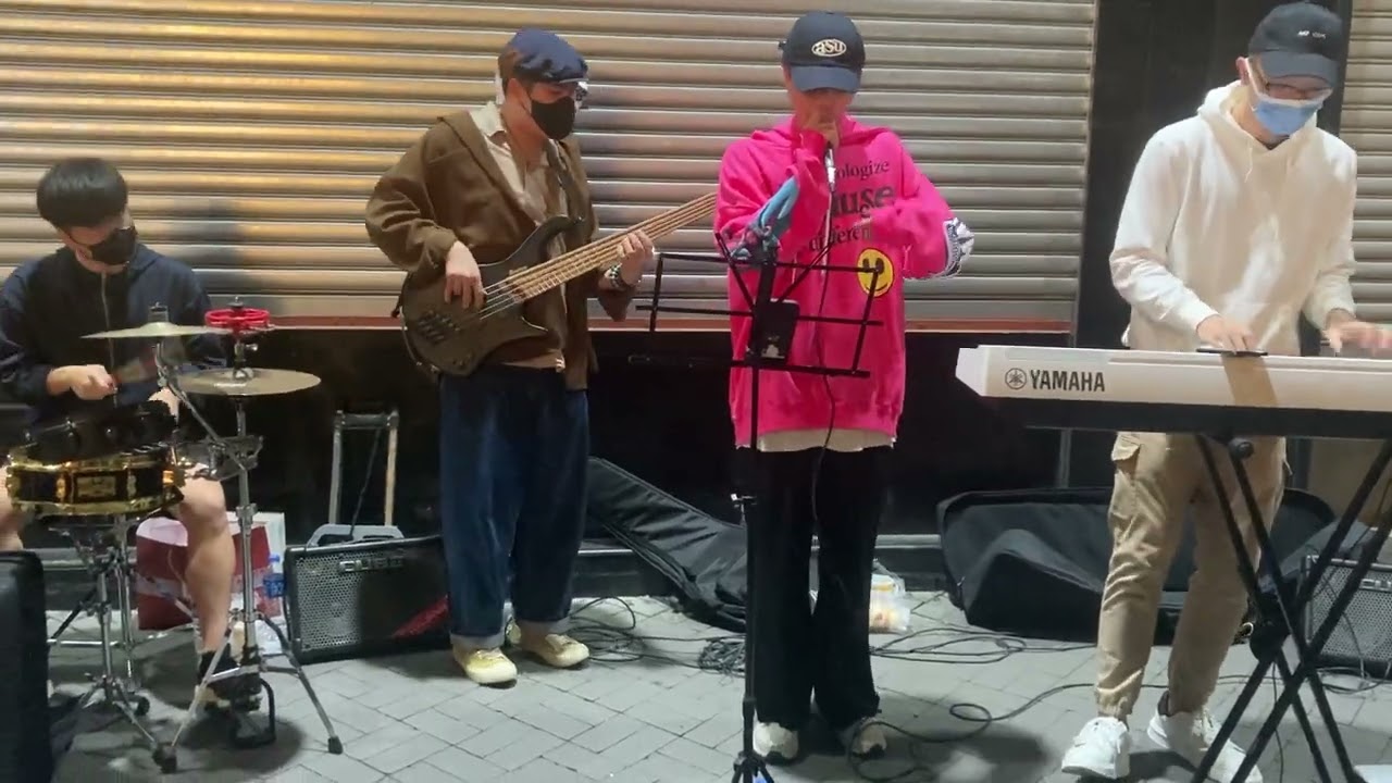 【夜曲 - 周杰倫】Busking cover by Kris & 試夾歌｜2023/02/11