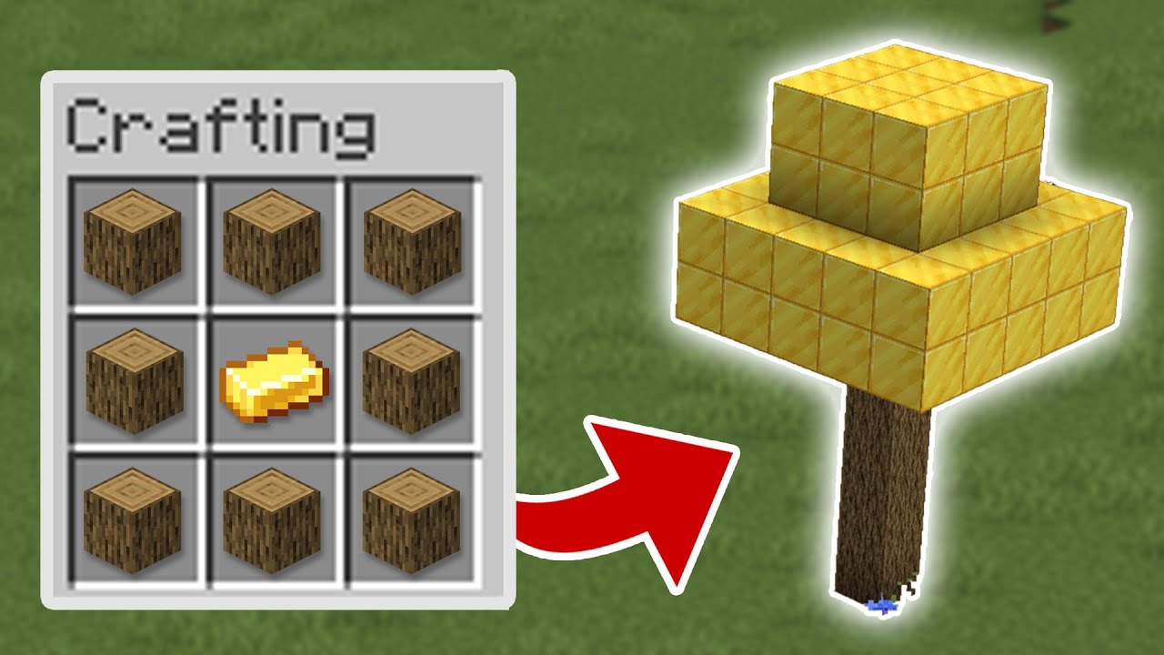 ماینکرافت اما میتونم درخت های جدید بسازم - Minecraft But I Can Craft NEW TREES !