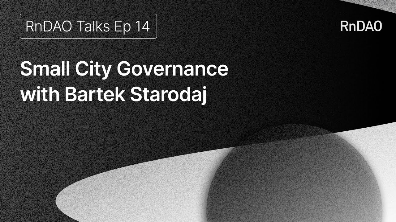 Small City Governance with Bartek Starodaj