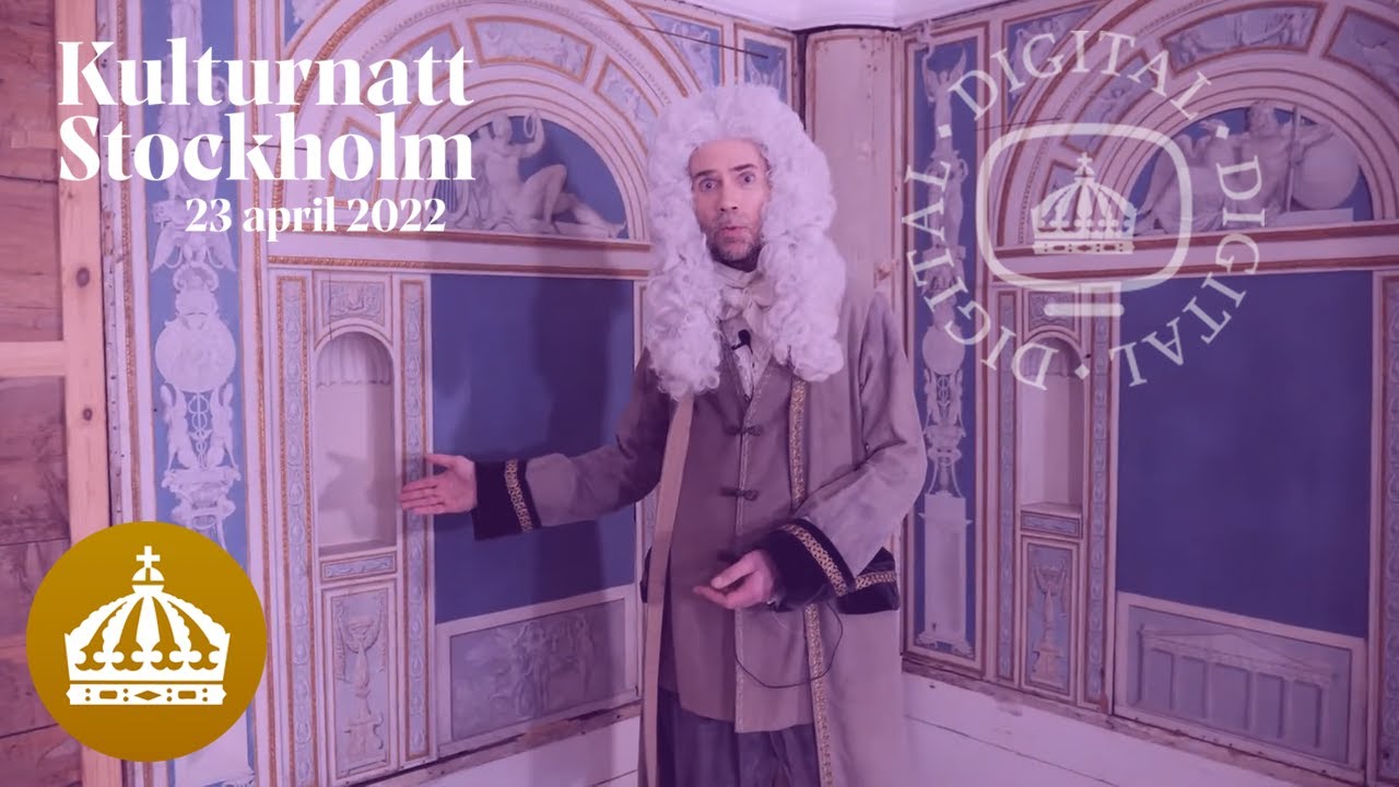 Livevisning av Gustav III:s divan från Kulturnatten (Textad på svenska)