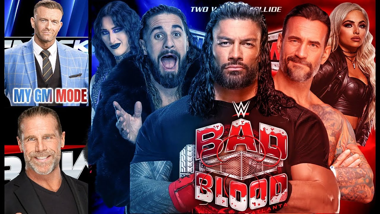 WWE 2K25 Live Stream - BAD BLOOD Cross Brand PLE GM Mode Season 2