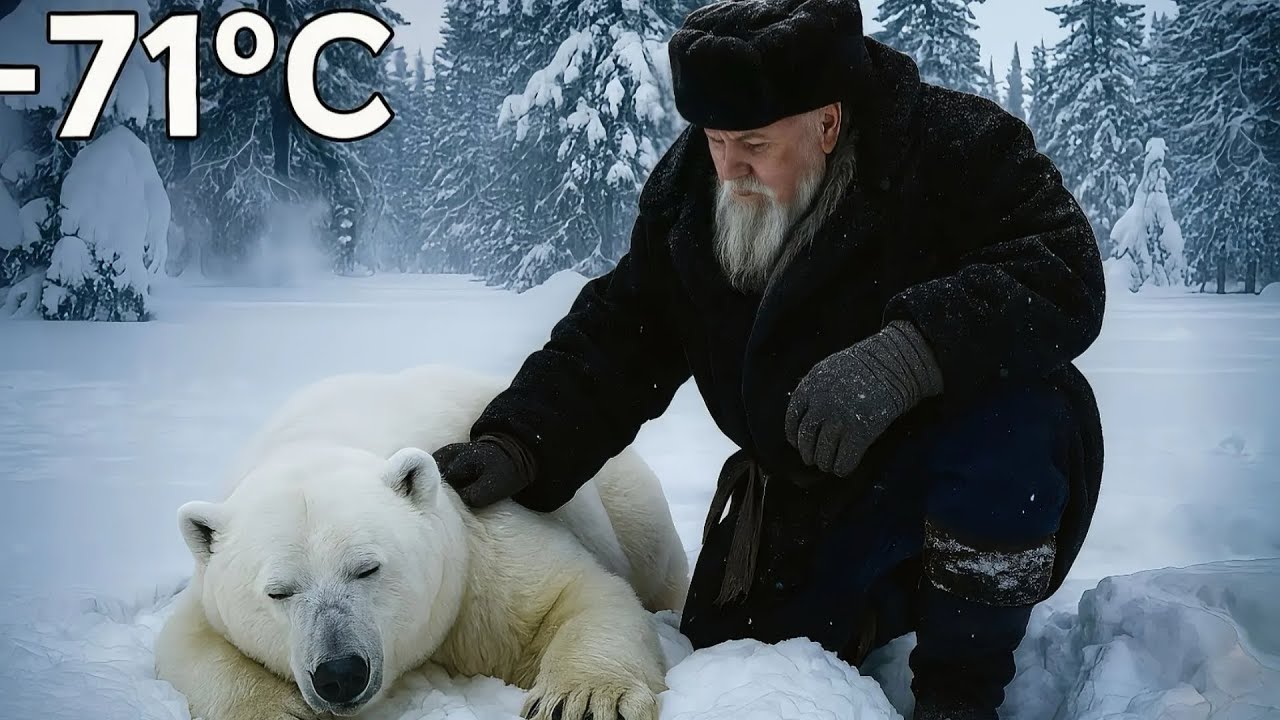 85 Year Old Yakut Men Saved a Bear at -71°C in Siberia | Then the Bear Saved Him Back 🐻‍❄️