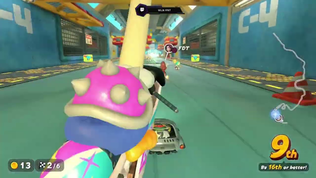 Q FINISHES IN FIRST!!! ANT BACKDOORS OF DEATH!! MARIO KART WORLD
