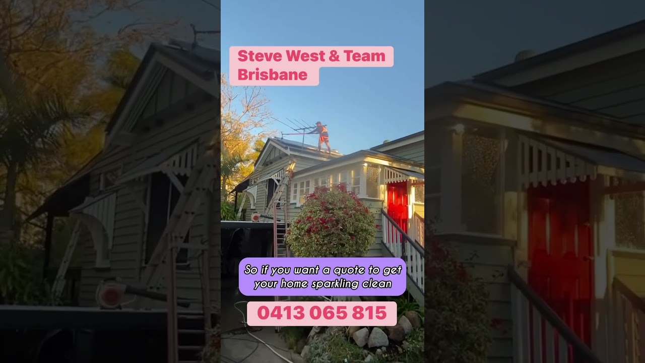 Solar panel cleaning, Steve West and Team Brisbane And Gold Coast 0413 065 815