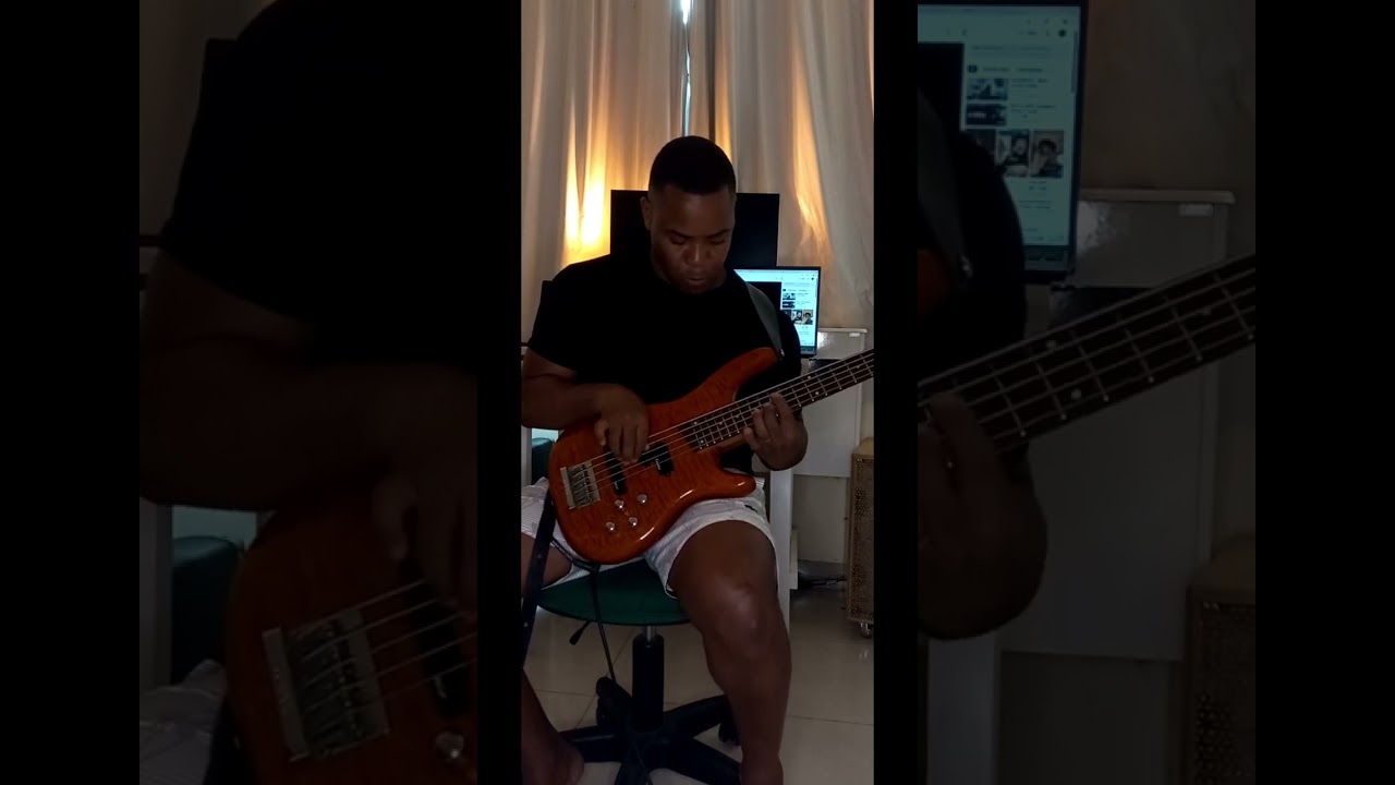 Bass improvisation - Still trying to master the wrong notes in Best Part Song  #Danielcaesar #bass