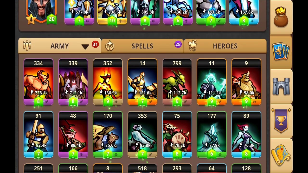 Magic war legends, mix language, many battles on adventure mode, using slayer, with voice
