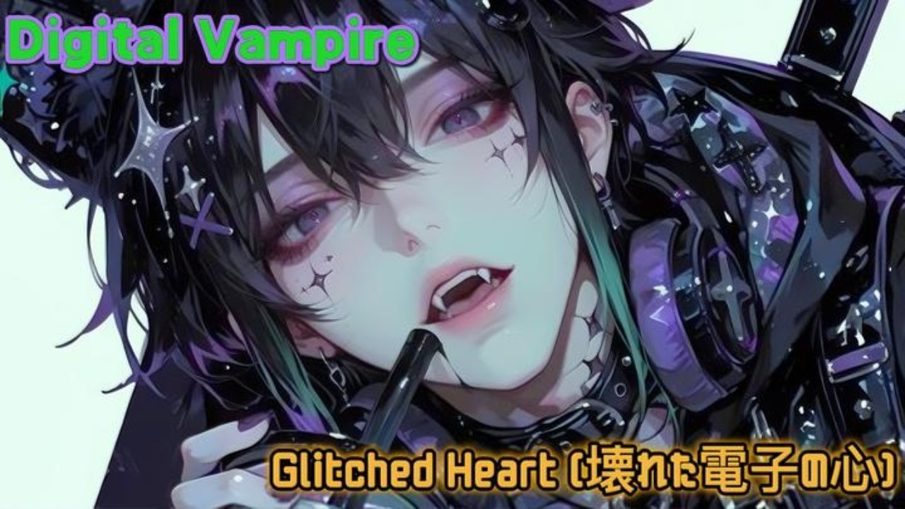 【ネオンケージの孤独な怪物】Digital Vampire - 壊れた電子の心 | Glitched Heart | Relaxing Anime Study Music 2026