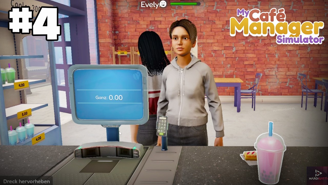 My Café Manager Simulator #4 Deutsch | Angestellte WEG? Tisch Bug & KREDIT! ☕