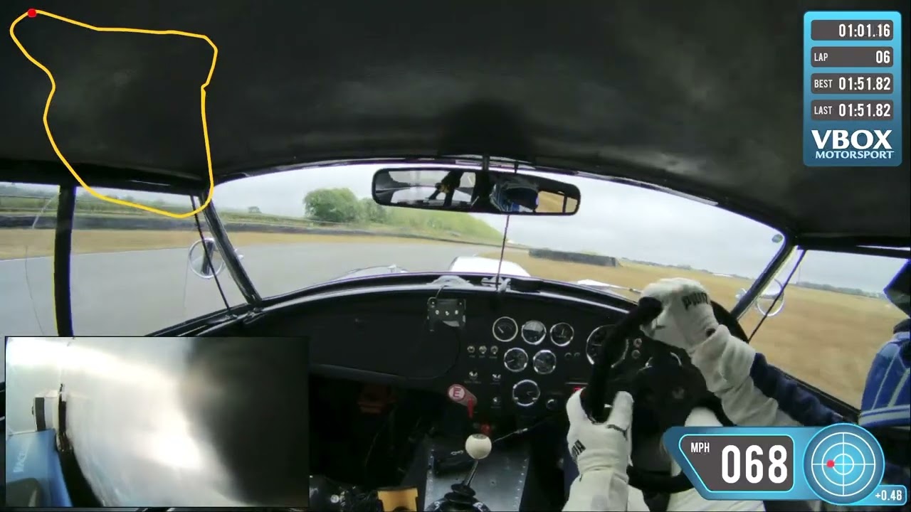AC Cobra At Goodwood In Wet