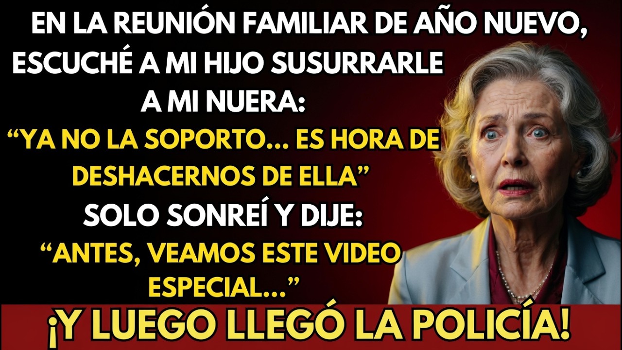 Mi Hijo Susurró: “Deshagámonos de Ella en Año Nuevo”… Entonces Mostré el Video Secreto 😱