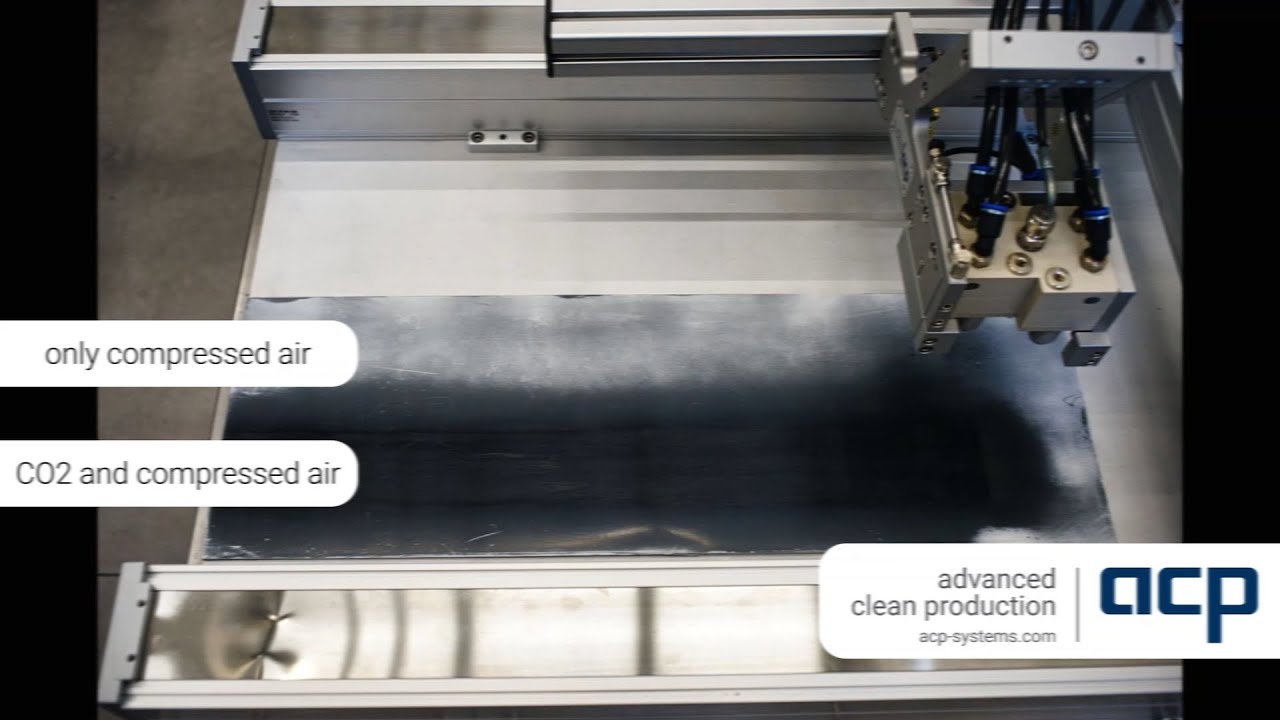 Comparison quattroClean vs compressed air