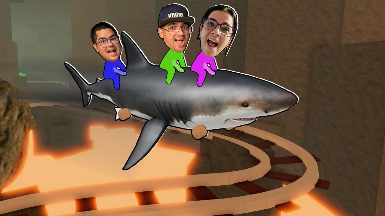 PEGAMOS CARONA COM UM TUBAR&Atilde;O GIGANTE QUE ANDA NA LAVA! - Tia Gra&ccedil;a Games