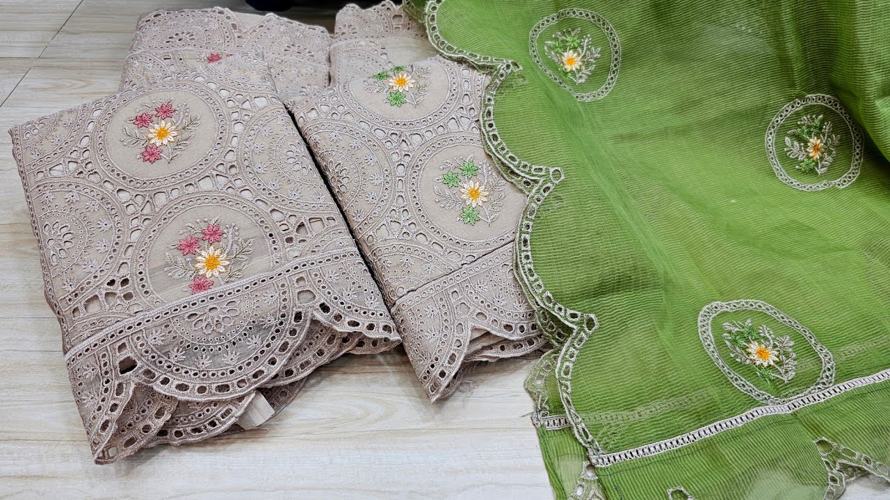 Exclusive ⭐ কাটওয়ার্ক বুটিকস PAKISTANI INSPIRED PARTY DRESS premium quality 🥰 three piece wholesale