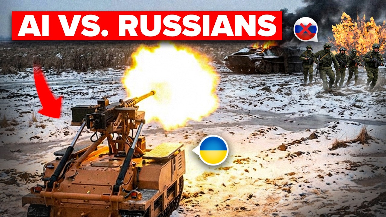 Украина 4 раза обрушила на россиян армию роботов… Полное уничтожение
