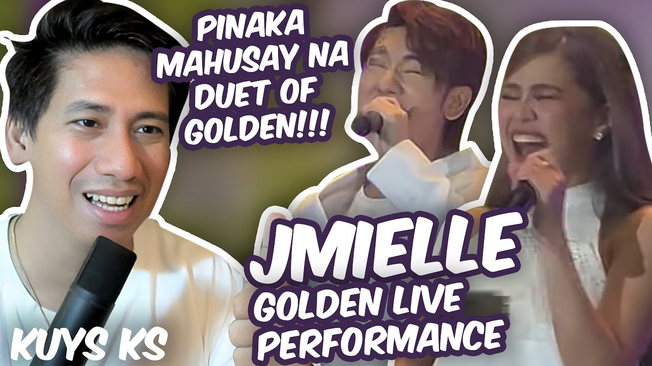 JMIELLE - GOLDEN LIVE PERFORMANCE | REACTION VIDEO