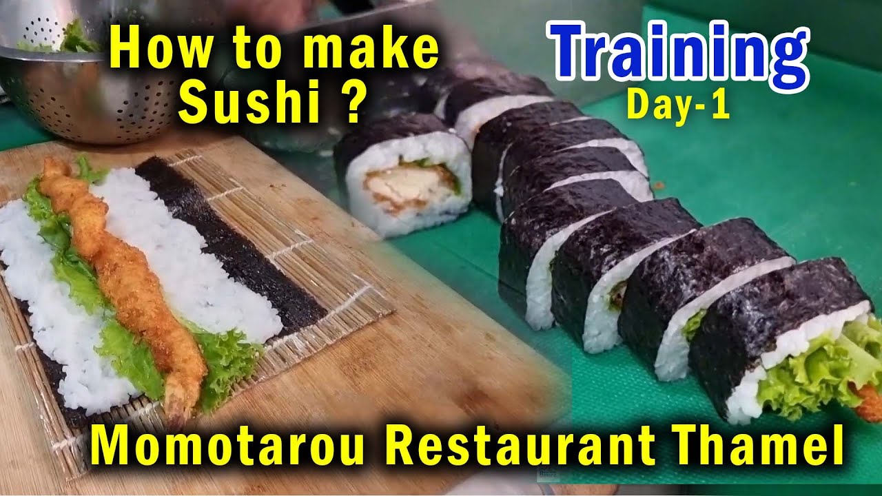 Sushi Training at Momotarou Restaurant Thamel | Day-1 | Peaceful Rider