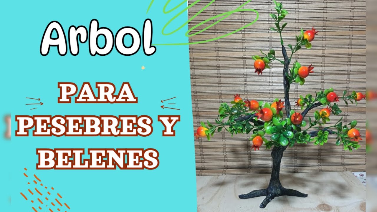 ❤️Como Hacer Un Arbol Para Pesebres Belenes o Maquetas 🎄🌳 /Manualidad Fácil y Rápida✨