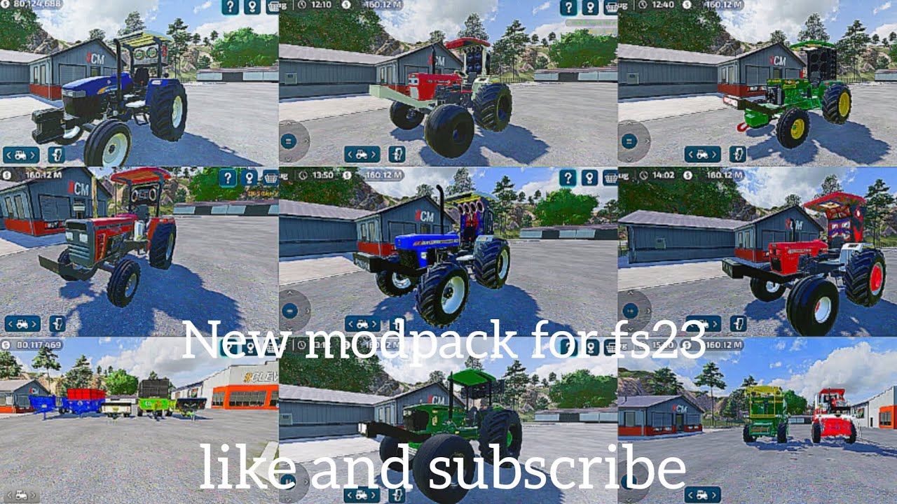 hello guys New Mod pack for fs23 no password on mod plz like and subscribe 