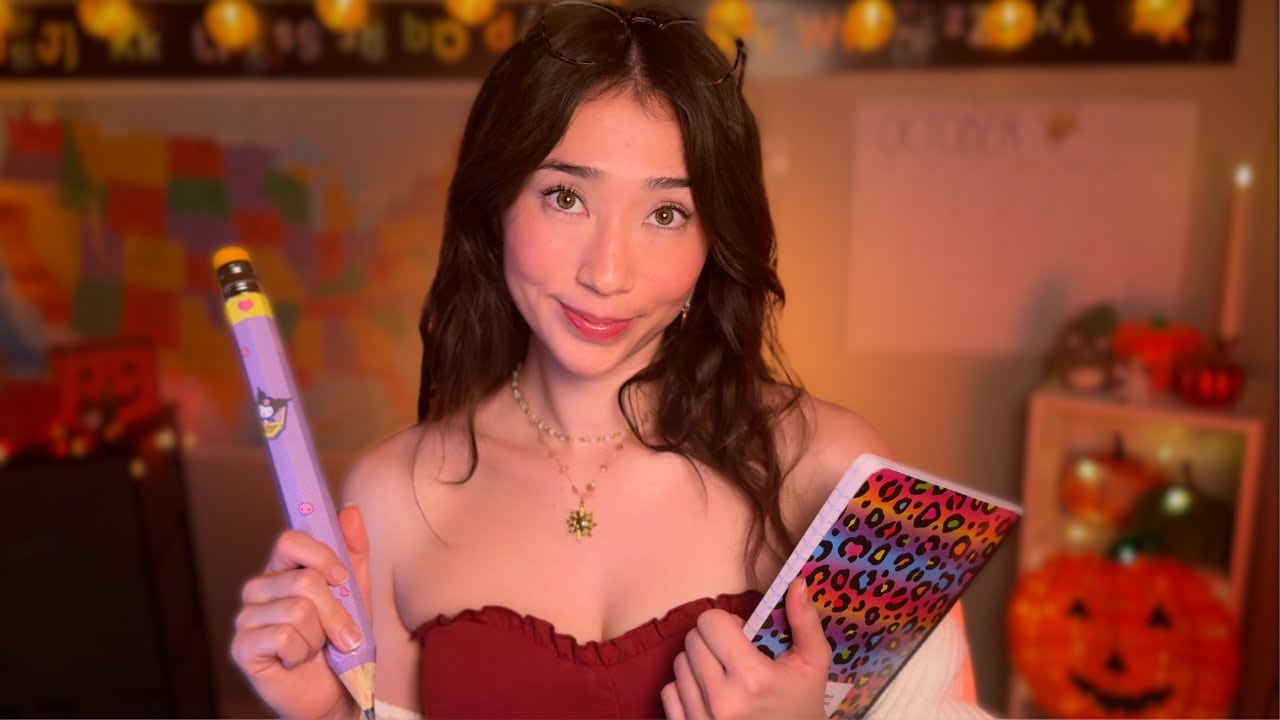 ASMR Weird Girl in Class is Obsessed with YOU 😳💕 (personal attention roleplay, chaotic)